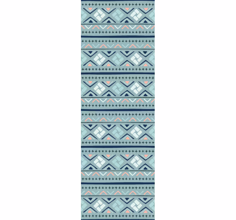 Etnisyys pehmeillä sävyillä geometrinen tapetti - Tenstickers