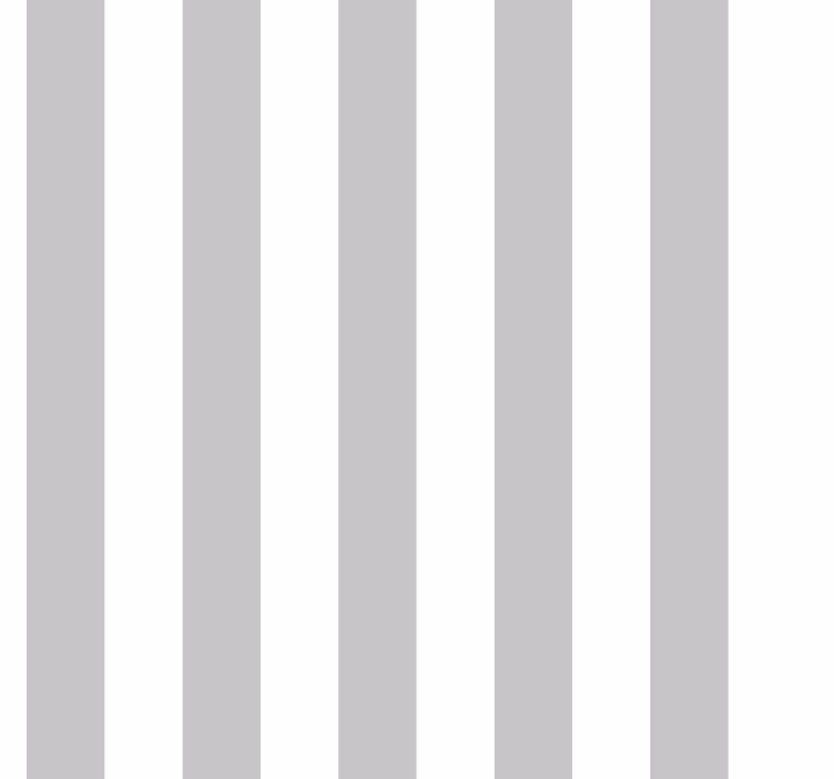 Vaaleanharmaat pystysuorat viivat olohuone tapetti - Tenstickers