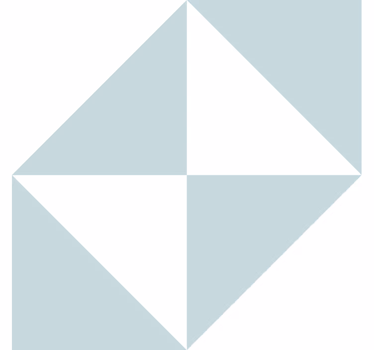 Turkoosit geometriset kolmiot tapetti - Tenstickers