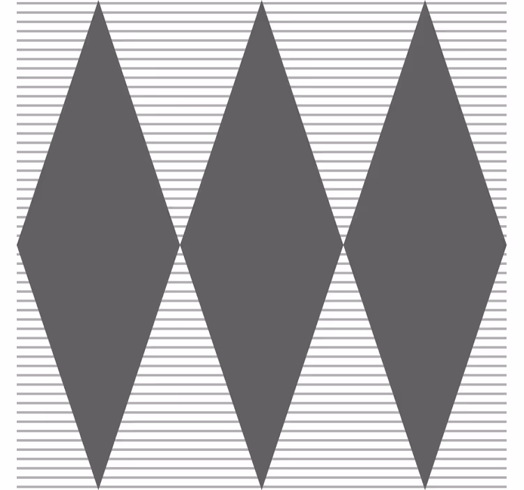 Harmaa timanttikuvio geometrinen taustakuva - Tenstickers