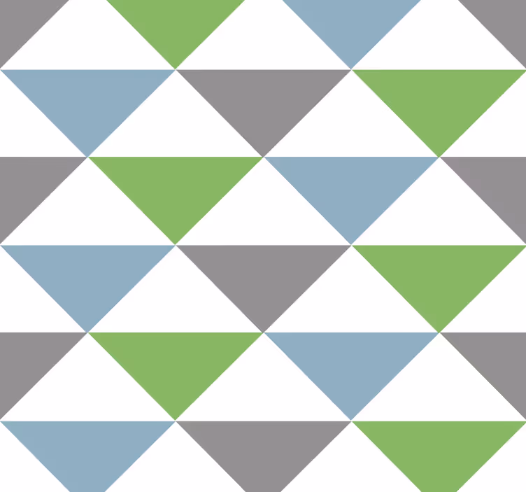 Värikkäät pastellikolmiot tapetti toimistoon - Tenstickers