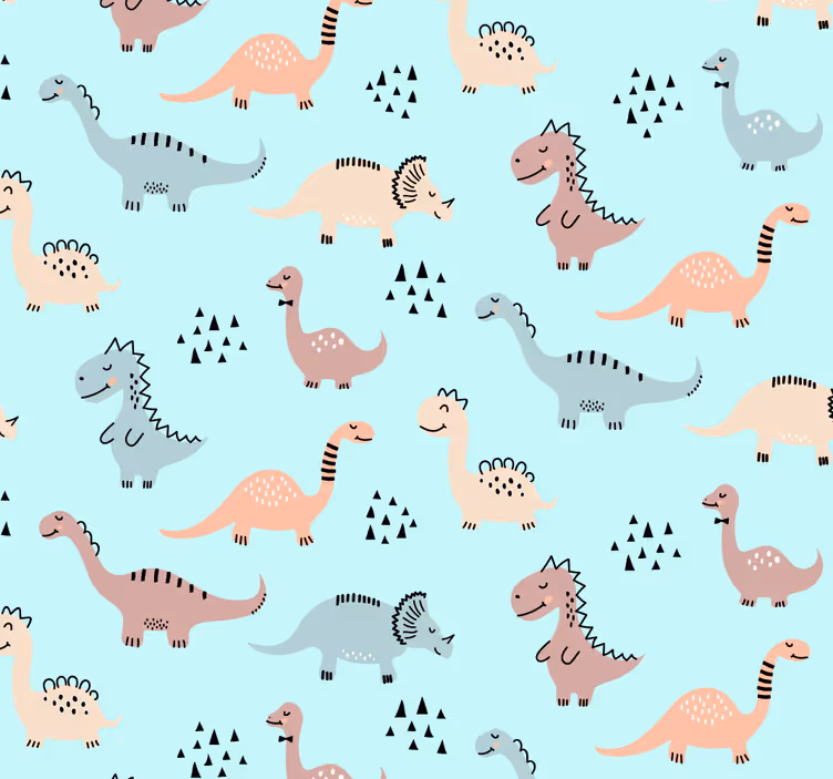Dinosaurusten leikkipaikka dinosaurus tapetti - Tenstickers
