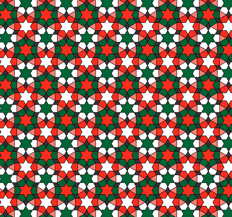 Geometrisia kuvioita geometrinen tapetti - Tenstickers
