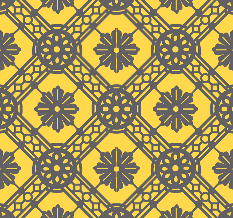 Geometrinen kuviollinen korostus geometrinen tapetti - Tenstickers