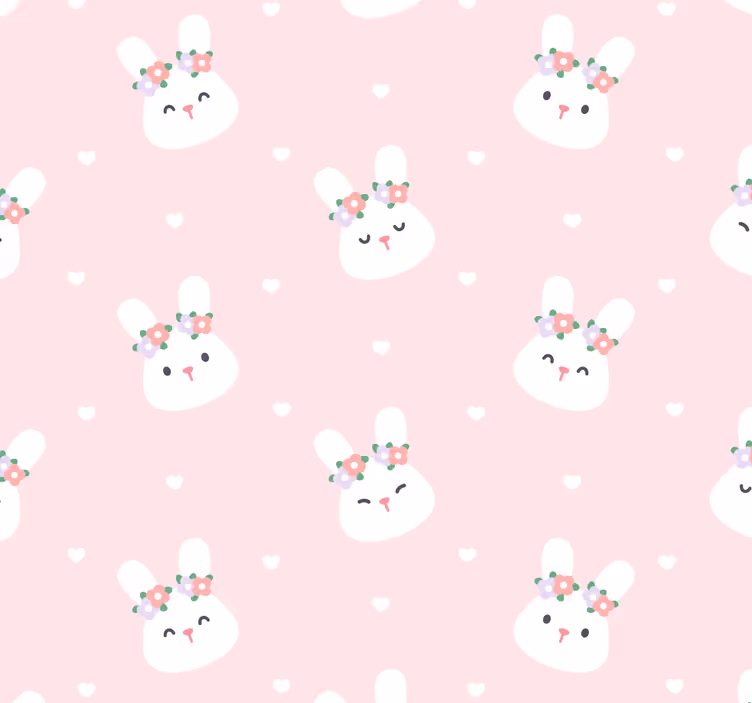 Pupu polka kuvio eläintapetti - Tenstickers