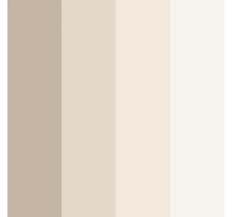 Beige sävyjä pystysuora raitatapetti - Tenstickers