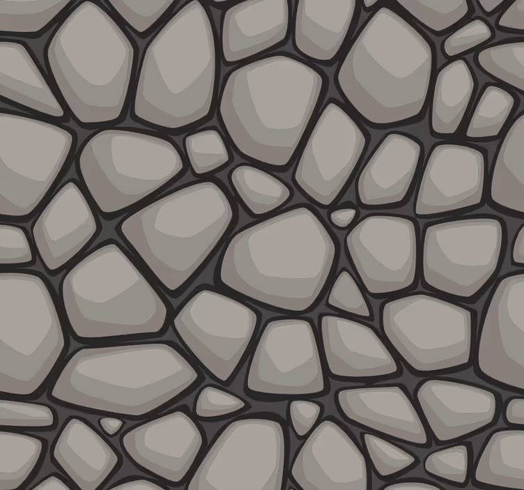 Geometrinen tausta kiviseinä tapetti - Tenstickers
