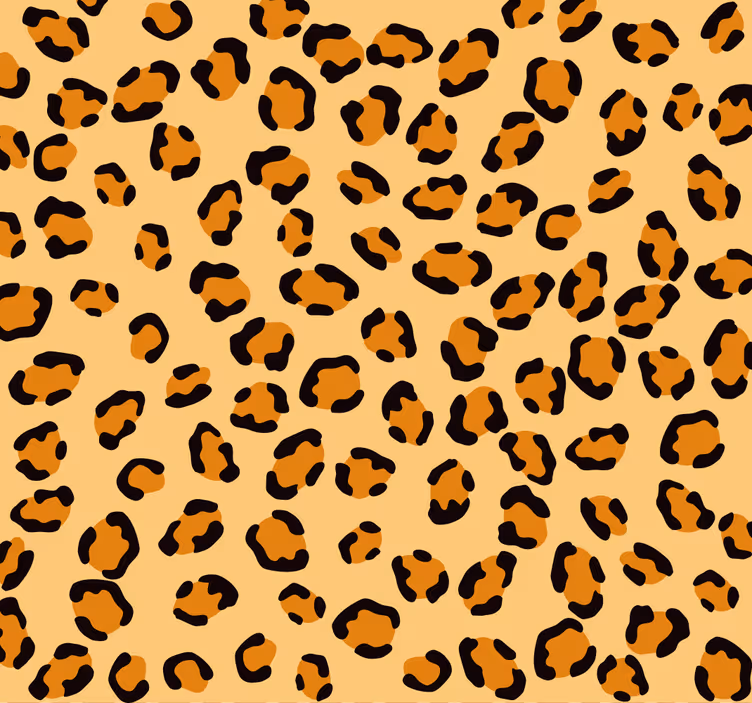 Leopardikuvioinen kuvio leopardi tapetti - Tenstickers