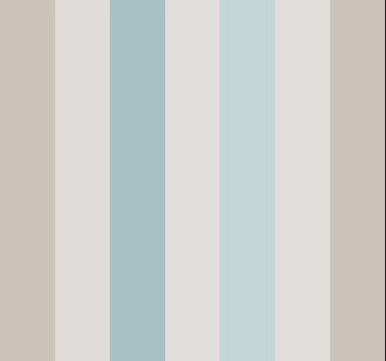 Pastelli beige ja sininen väri pystysuora raitatapetti - Tenstickers