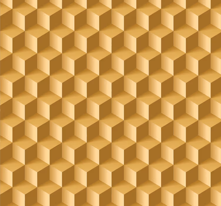 Beige kuutioinen rakenne 3d tapetti - Tenstickers