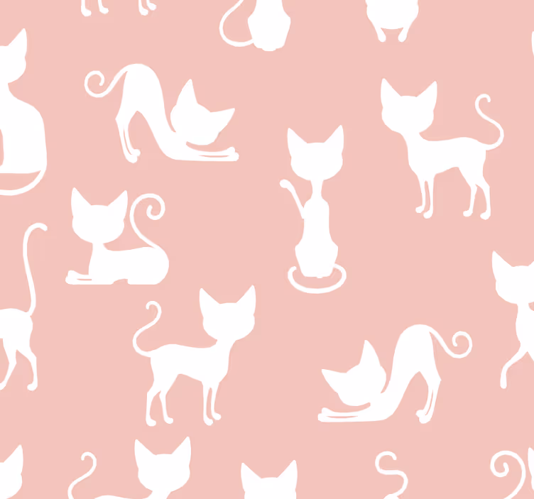 Abstraktit venyttelykissat makuuhuoneen tapetti - Tenstickers
