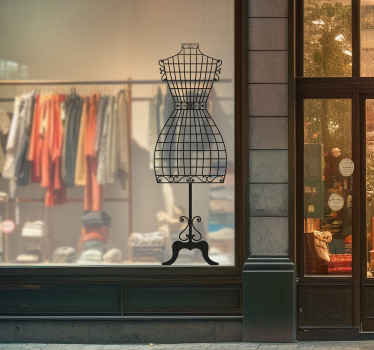 Huippumuoti Mannekiini Seinätarra