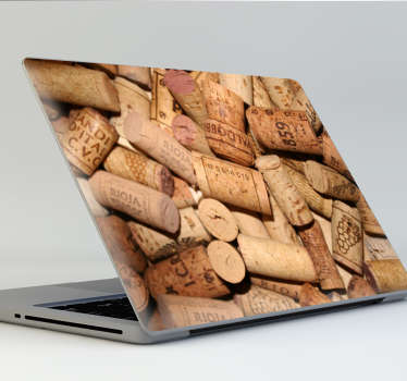 Läppäritarra korkit