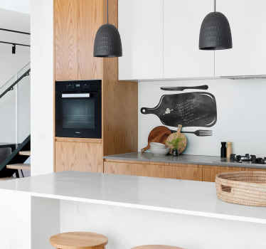 Liitutaulutarra keittiöön