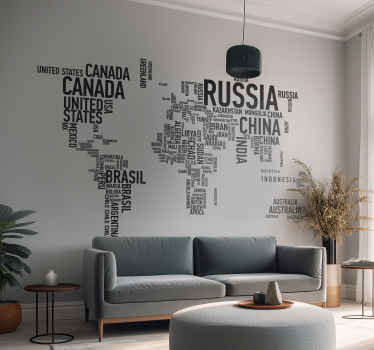 Maailmankartta Tekstitarra