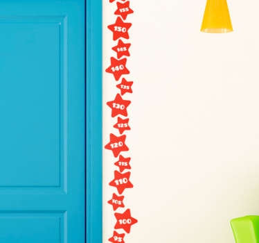 Pituusmitta sisustustarra tähdet