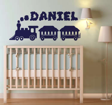 Räätälöity Juna Sisustustarra