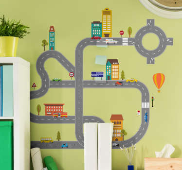 Rakenna oma tieverkosto sisustustarra