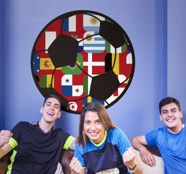 Seinä tarra maissa maailmancup