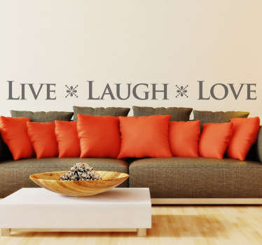 Sisustustarra Live Laugh Love