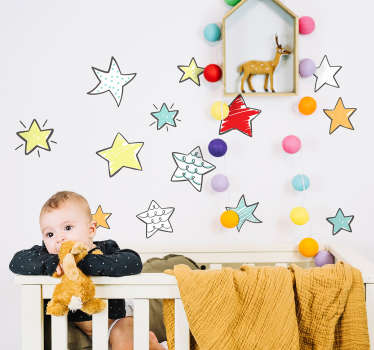 Sisustustarra tähti setti