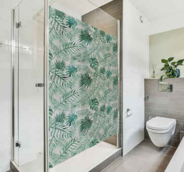 Trooppinen suihkuseinätarra