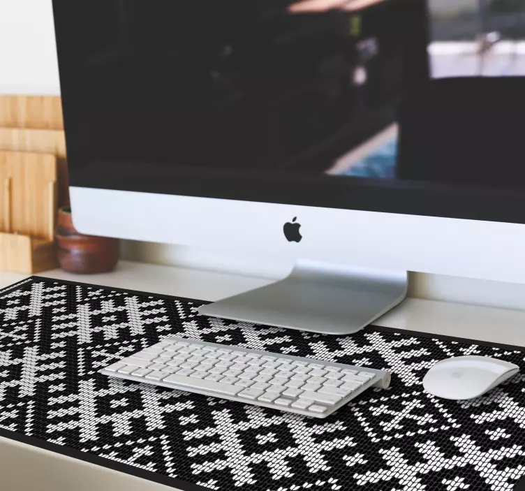 Geometrinen neulekuvio hiirimatto - Tenstickers