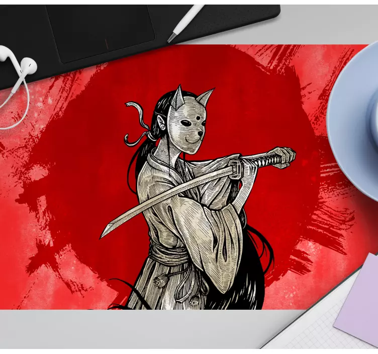 Anime samurai anime hiirimatto - Tenstickers