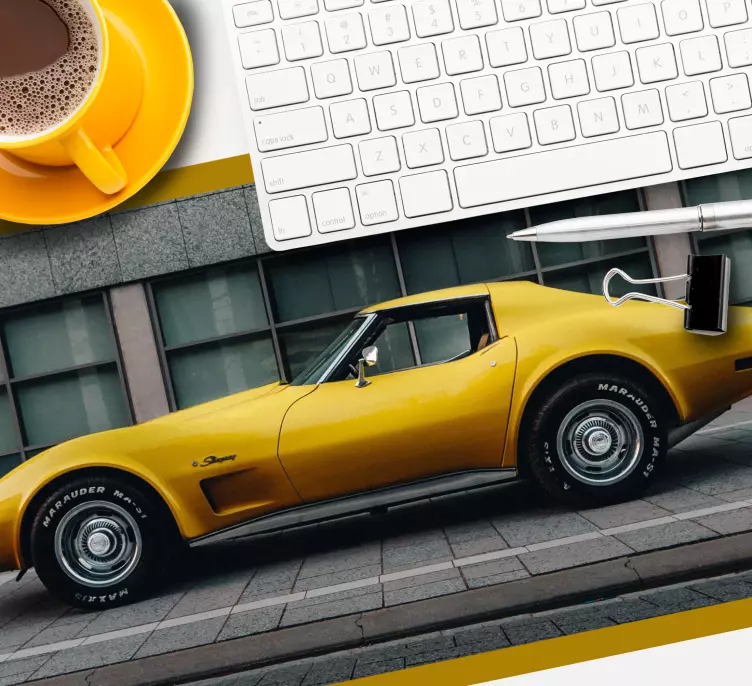 Chevrolet corvette Alkuperäinen hiirimatto - Tenstickers