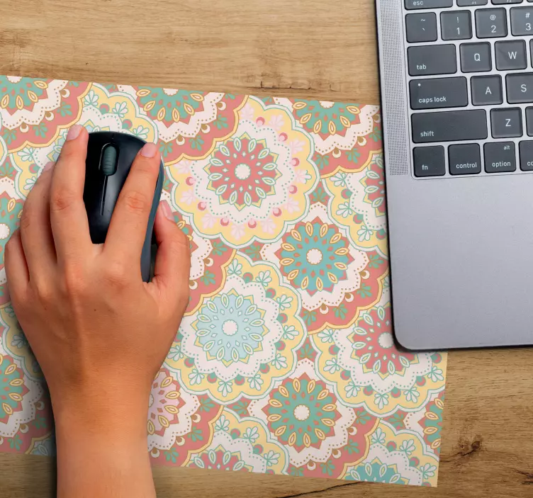 Kangas "granny chic" kuvio hiirimatto - Tenstickers