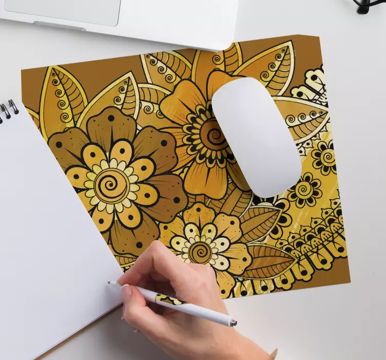 Paisley intialainen tyyli paisley hiirimatto - Tenstickers