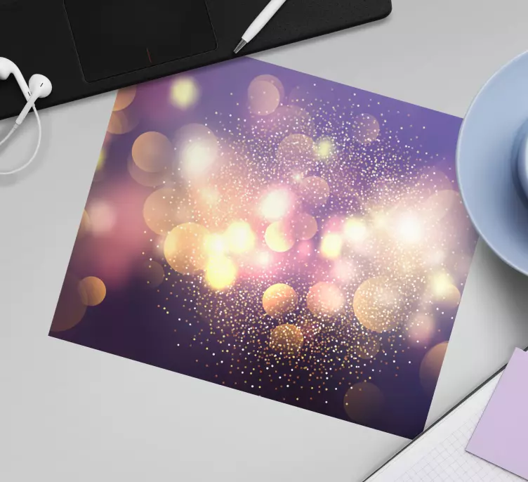 Kevyt glitter kuvio hiirimatto - Tenstickers