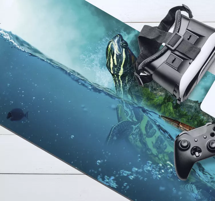 Realistinen uimakilpikonna Alkuperäinen hiirimatto - Tenstickers