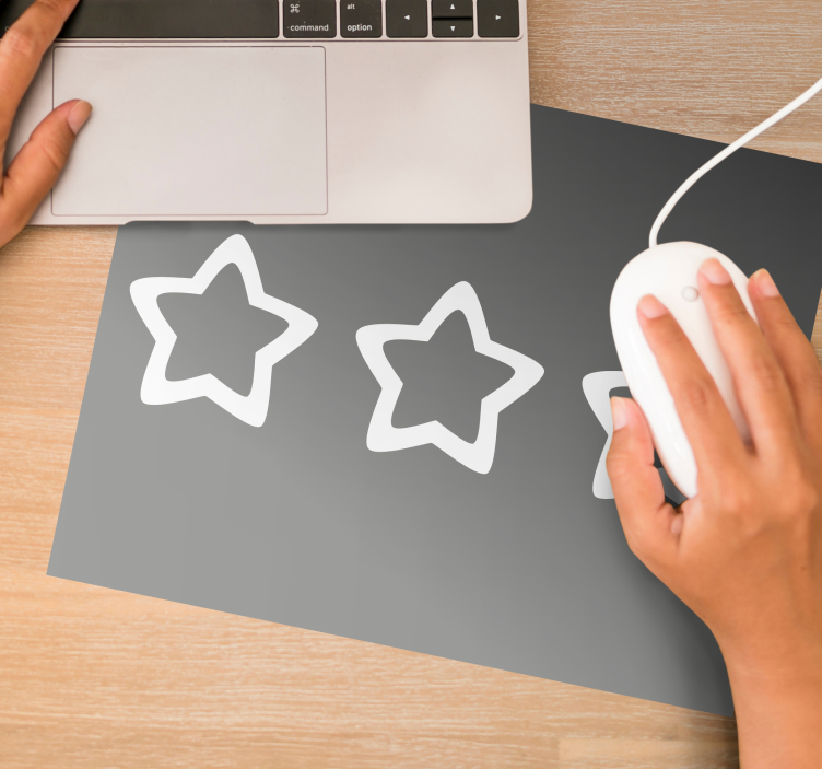 Tyylikkäitä tähtiä kuvio hiirimatto - Tenstickers