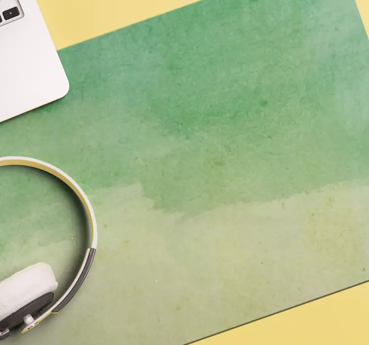 Kaunis vesiväri vihreä Alkuperäinen hiirimatto - Tenstickers