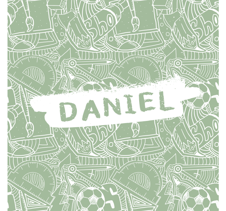 Vihreä koululiitu rullaverho teini-ikäiselle - Tenstickers