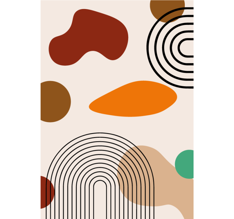 Boho kaaret kylpyhuoneen rullaverho - Tenstickers