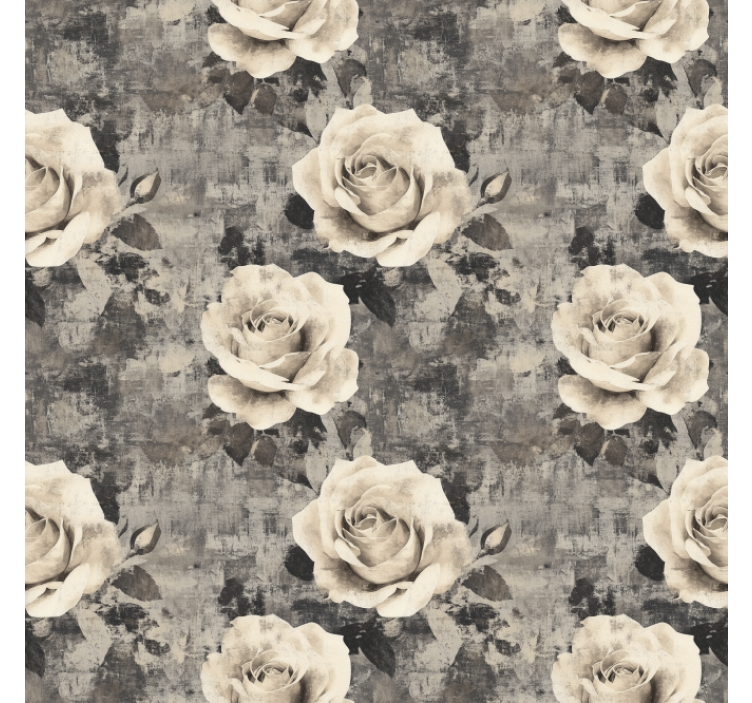 Marmorikukkia rullaverho keittiöön - Tenstickers