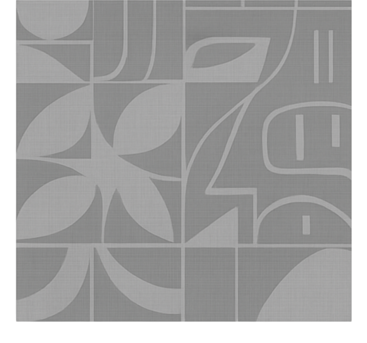 Abstrakti moderni kuvio harmaa rullaverho - Tenstickers