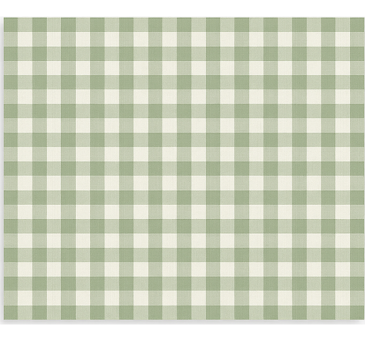 Vihreä kangaskuvio rullaverho keittiöön - Tenstickers