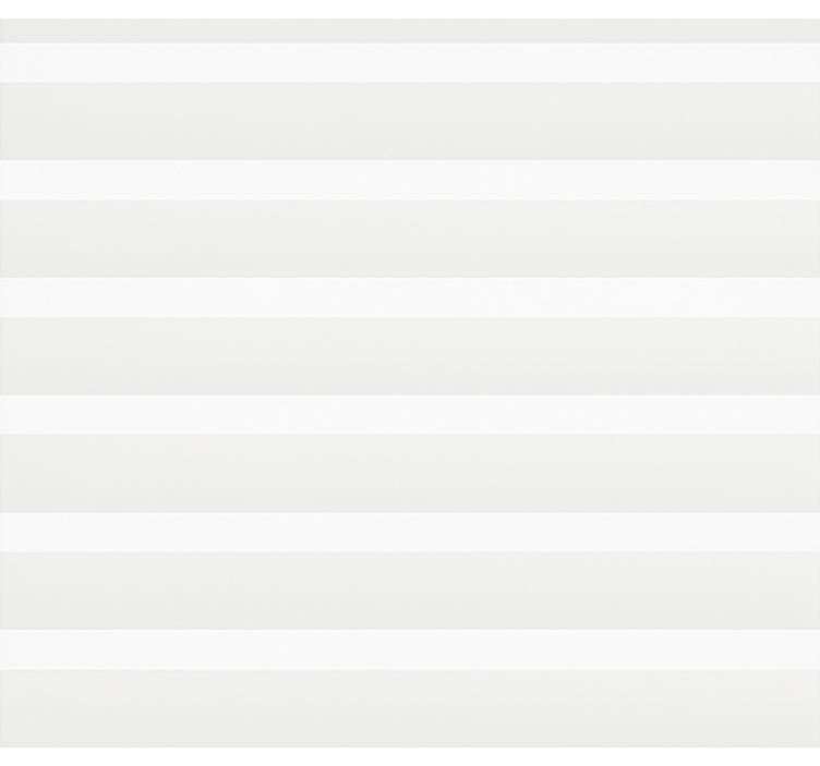 Valkoisia vaakaraitoja olohuoneen rullaverho - Tenstickers