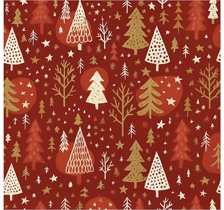 Vihreitä juhlallisia kuvakkeita olohuoneen rullaverho - Tenstickers