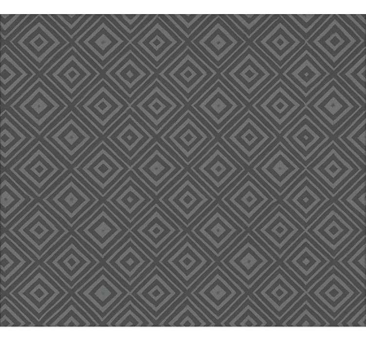 Harmaa timantti geometrinen teini-ikäisen rullaverho - Tenstickers