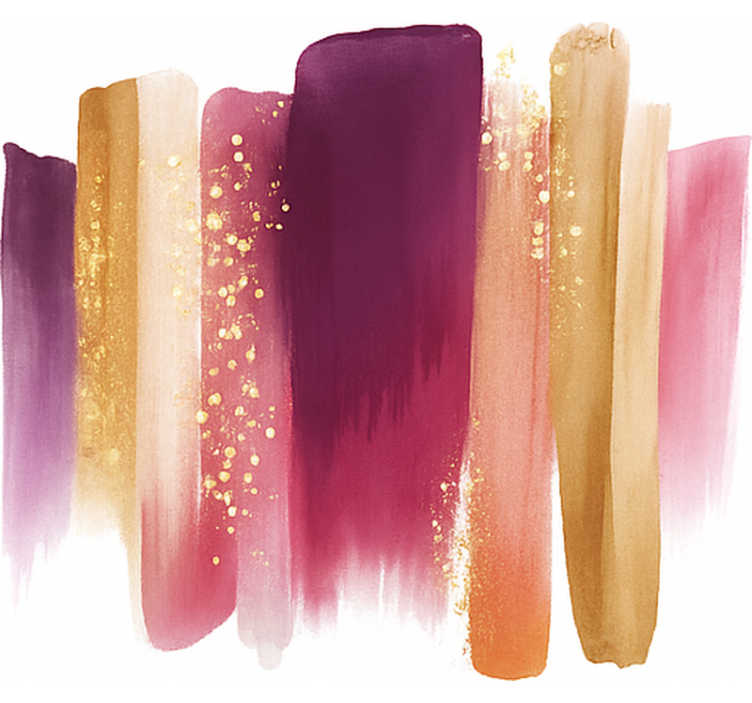 Abstrakteja viivoja teini-ikäisen rullaverho - Tenstickers