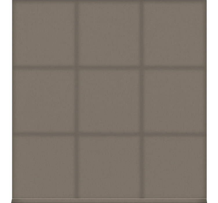 Viileän ruskea yksivärinen ruokasalin rullaverho - Tenstickers