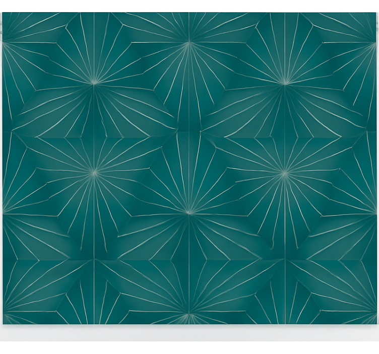 Tähtipurkaus geometrinen teini-ikäisen rullaverho - Tenstickers