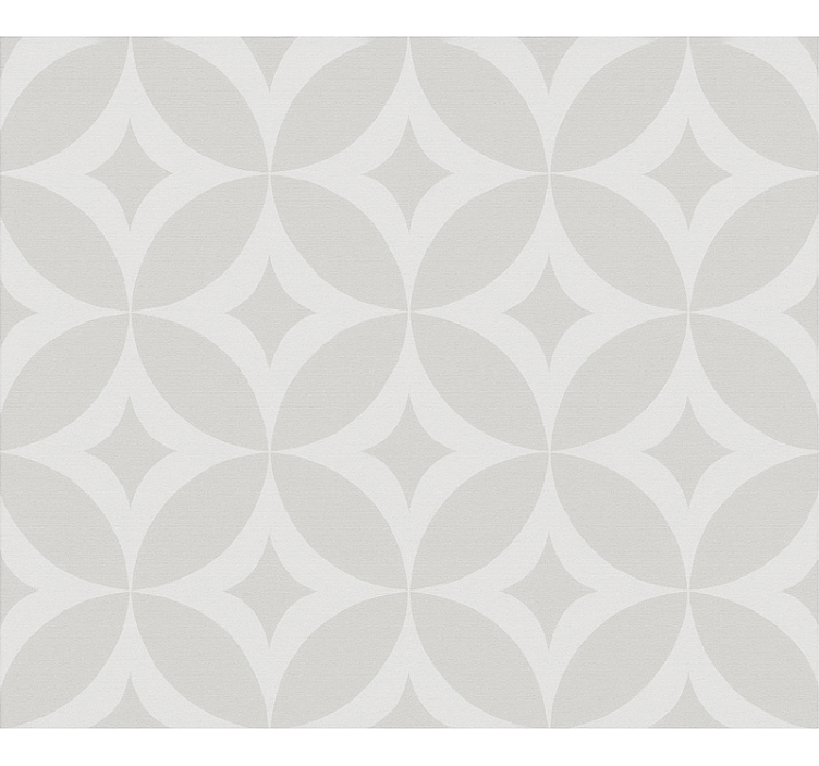 Geometrinen timanttikuvio ruokasalin rullaverho - Tenstickers