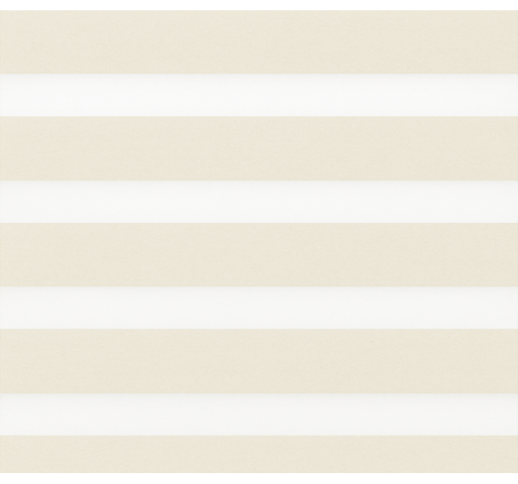 Luonnonvalkoinen raita ruokasalin rullaverho - Tenstickers