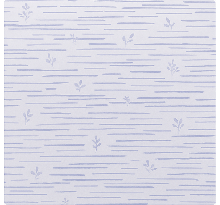 Vaalea laventelikuvio ruokasalin rullaverho - Tenstickers