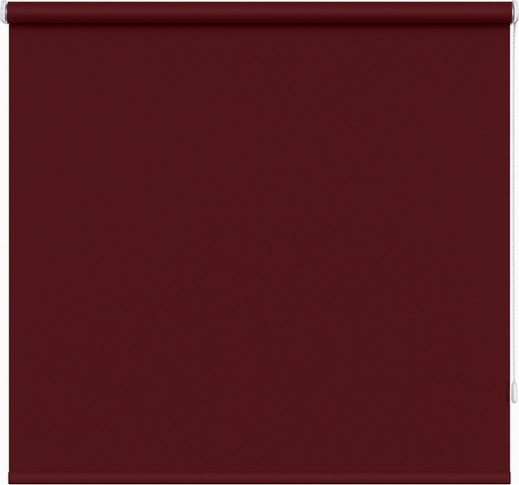 Syvän viininpunainen yksivärinen ruokasalin rullaverho - Tenstickers